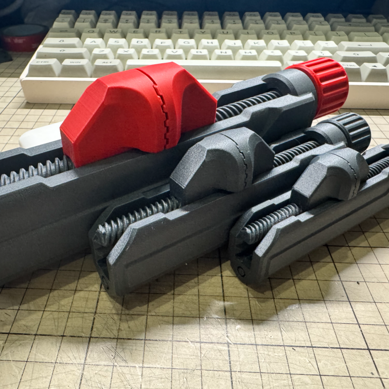 Yüksek Sıkıştırma Güçlü F Tipi Mengene - 3D Baskı