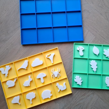 Okul Öncesi Yön Bulma Oyunu - 3D Baskı Matematik Eğitim Seti