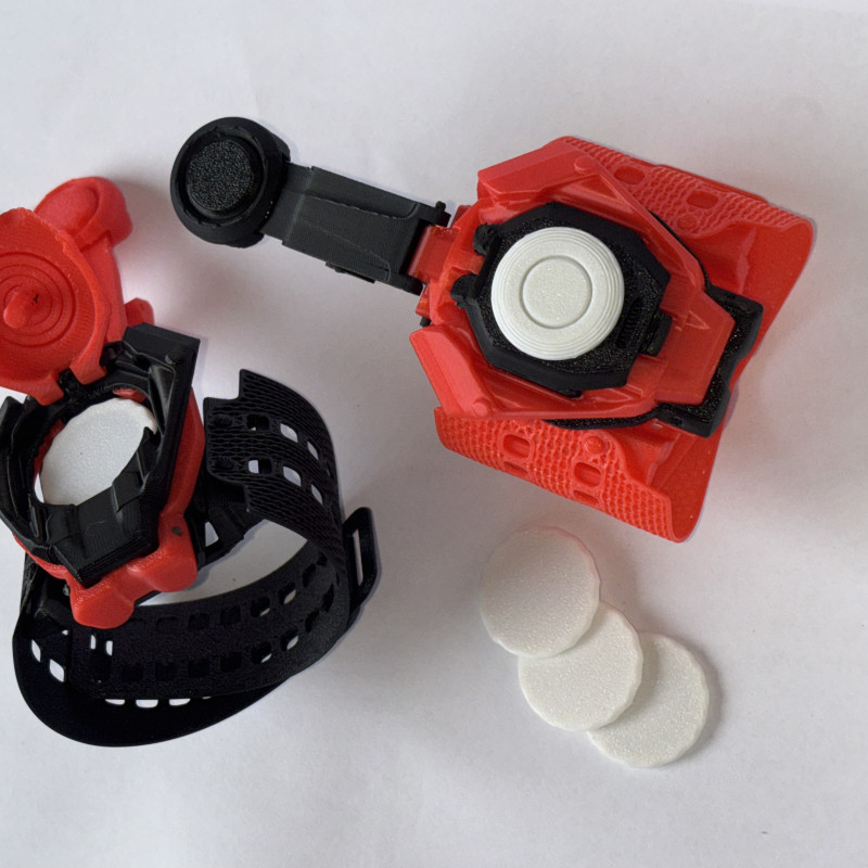 3D Baskılı Bilek Disk Fırlatıcı - Çoklu Atış Oyuncak