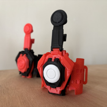 3D Baskılı Bilek Disk Fırlatıcı - Çoklu Atış Oyuncak