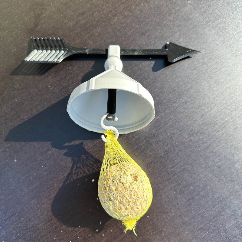 Katedral Kuş Yuvası - 3D Baskı Bahçe Kuş Besleyici