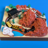 Mini Tren Big Thunder Mountain Diorama - 3D Baskı Disney Maketi