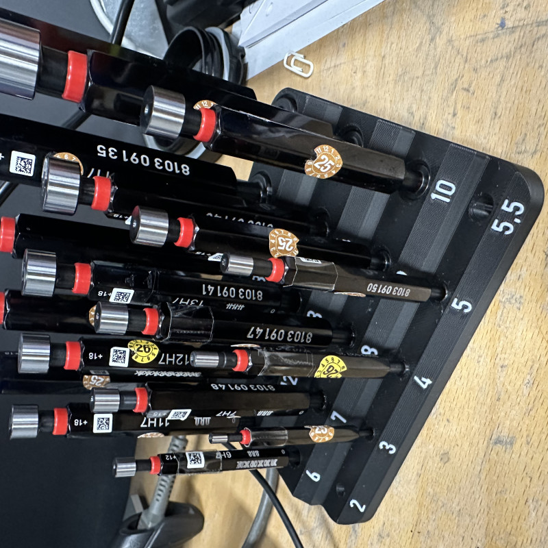 Go/No-Go Ölçü Aparatı Tutucu - 3D Baskılı Kompakt Depolama