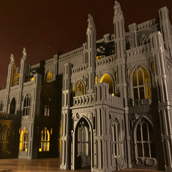 İmparatorluk Sarayı Savaş Oyunu Terrain 3D Baskı Maketi