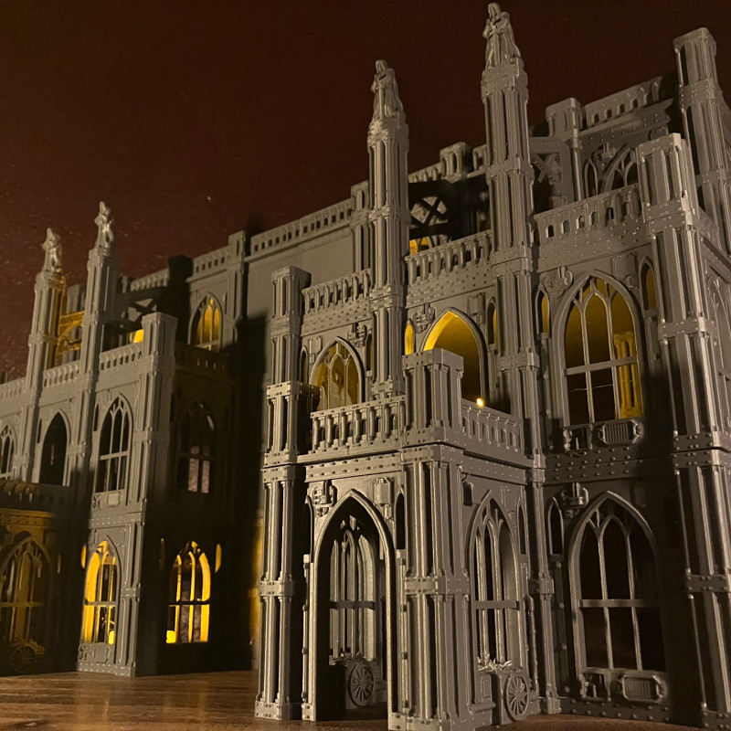 İmparatorluk Sarayı Savaş Oyunu Terrain 3D Baskı Maketi