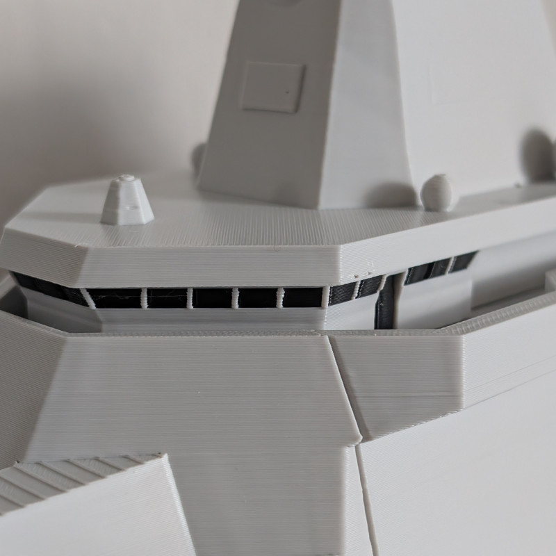 CyberBrick F126 Fırkateyn RC 3D Baskılı Model - Tam Fonksiyonel