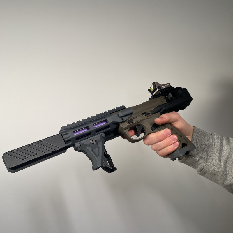 AAP-01 Airsoft Namlu Kiti - PLA CF Özel Tasarım 3D Baskı AAP-01 Airsoft Namlu Kiti - PLA CF Özel Tasarım 3D Baskı
