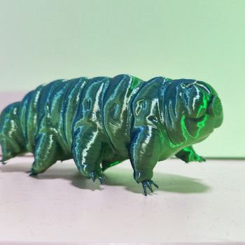 Detaylı Su Ayısı Tardigrade 3D Baskı Modeli - Eğitim ve Koleksiyon