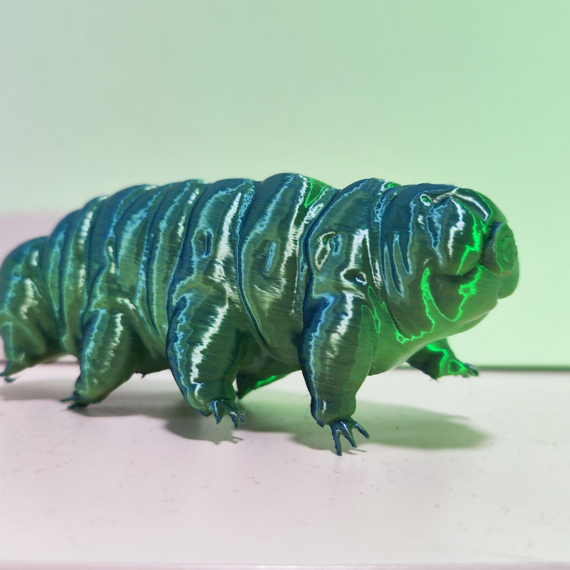 Detaylı Su Ayısı Tardigrade 3D Baskı Modeli - Eğitim ve Koleksiyon