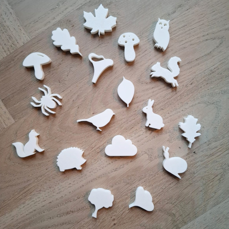 Okul Öncesi Yön Bulma Oyunu - 3D Baskı Matematik Eğitim Seti