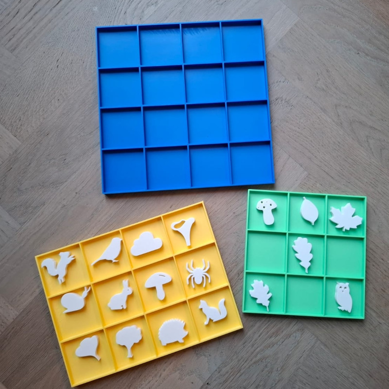 Okul Öncesi Yön Bulma Oyunu - 3D Baskı Matematik Eğitim Seti