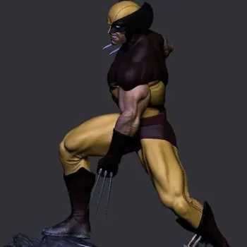 Wolverine 3D Baskı Heykel - Dayanıklı PLA Figür