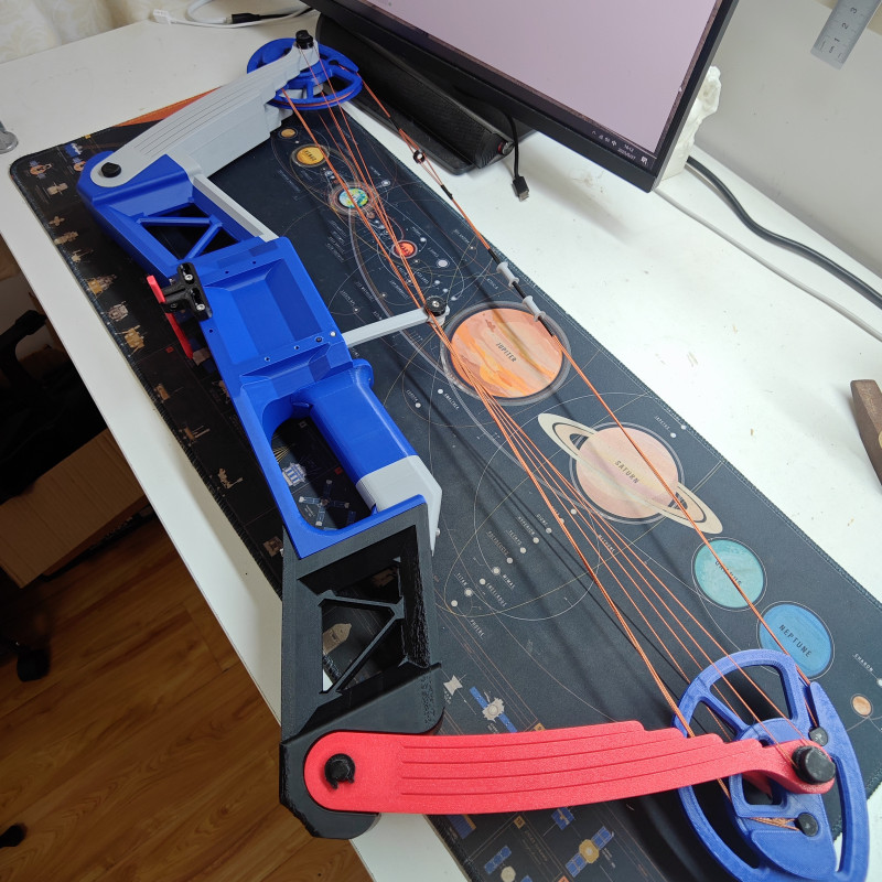 3D Baskı Compound Yay Gelişmiş Model - Güçlü ve Dayanıklı Okçuluk Oyuncak