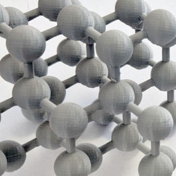 Elmas ve Lonsdaleit Kristal Yapıları - 3D Baskı Eğitim Modeli