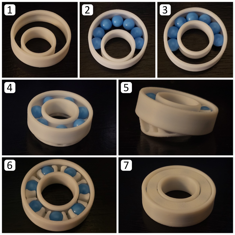 3D Baskı Eğitici Rulman - Mühendislik Modeli