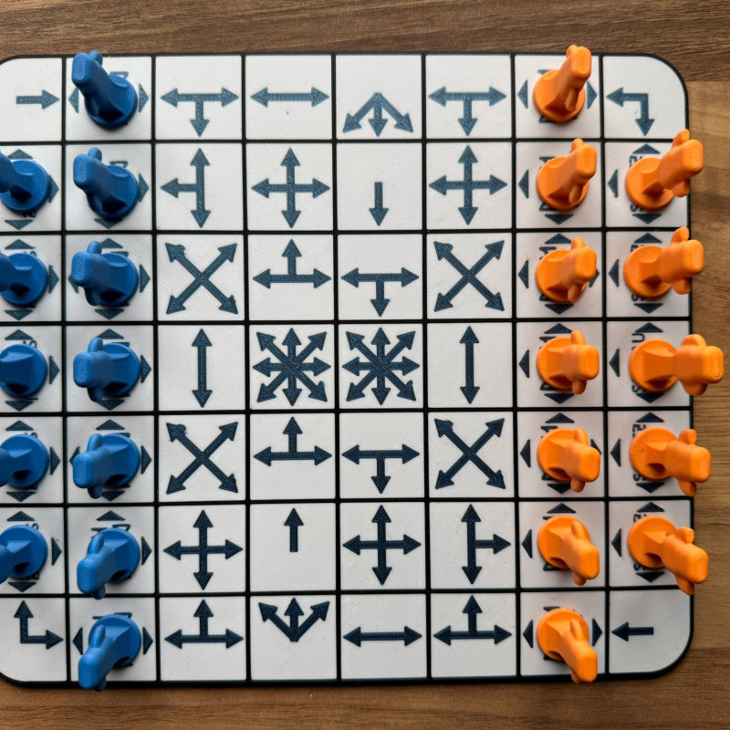 Smess Zeka Oyunu - 3D Baskılı Strateji ve Satranç Benzeri Oyun