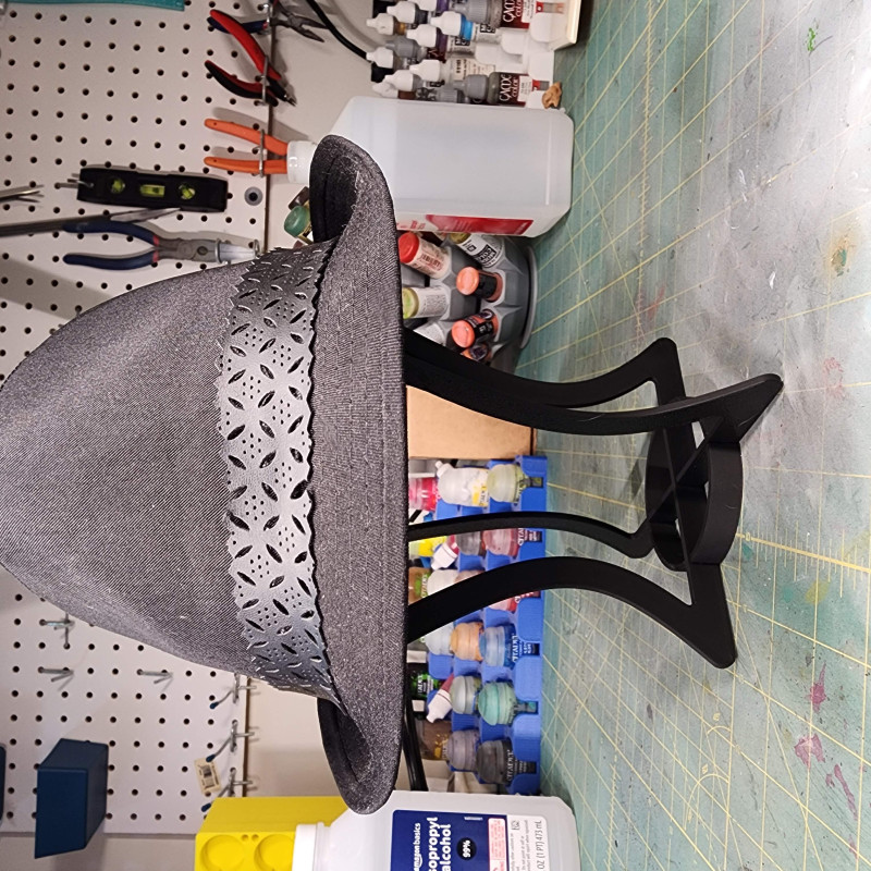 Minimalist Şapka Askısı - 3D Baskılı Şapka Standı - PLA Malzeme