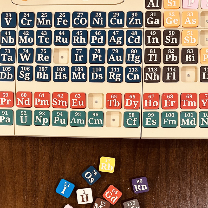 Periyodik Tablo 3D Modeli - Eğitici Kimya Seti