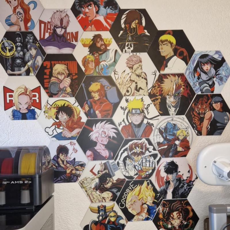 Naruto Shippuden Hinata Hueforge 3D Baskı Duvar Dekoru