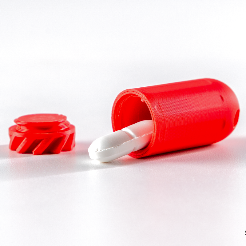 Acil İlaç Saklama Kapsülü - 3D Baskı Anahtarlık