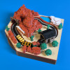 Mini Tren Big Thunder Mountain Diorama - 3D Baskı Disney Maketi