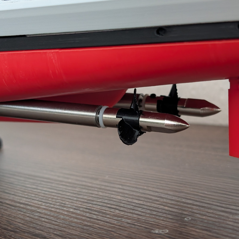 CyberBrick F126 Fırkateyn RC 3D Baskılı Model - Tam Fonksiyonel