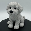 Sevimli Mini Golden Doodle Köpek 3D Baskı Dekor Figürü