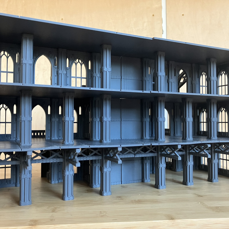 İmparatorluk Sarayı Savaş Oyunu Terrain 3D Baskı Maketi