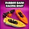 Lastik Motorlu Yarış Teknesi - 3D Baskı Eğlenceli Oyuncak