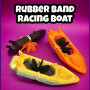 Lastik Motorlu Yarış Teknesi - 3D Baskı Eğlenceli Oyuncak