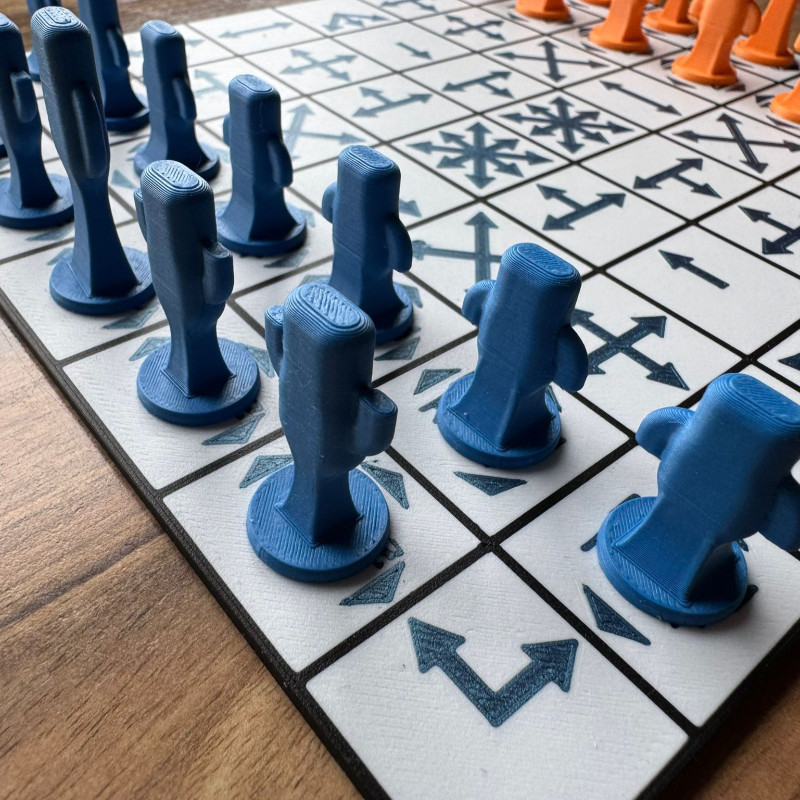 Smess Zeka Oyunu - 3D Baskılı Strateji ve Satranç Benzeri Oyun