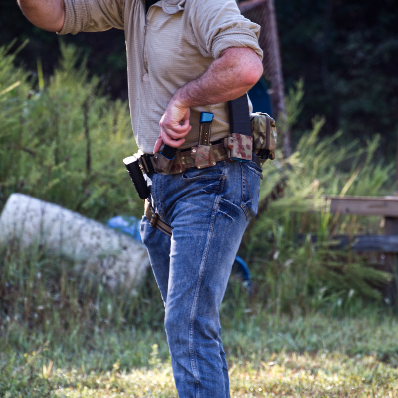 Parametrik Çift Sıra Tabanca Şarjör Taşıyıcı - 3D Baskı Modüler Atış Kemeri Aksesuarı