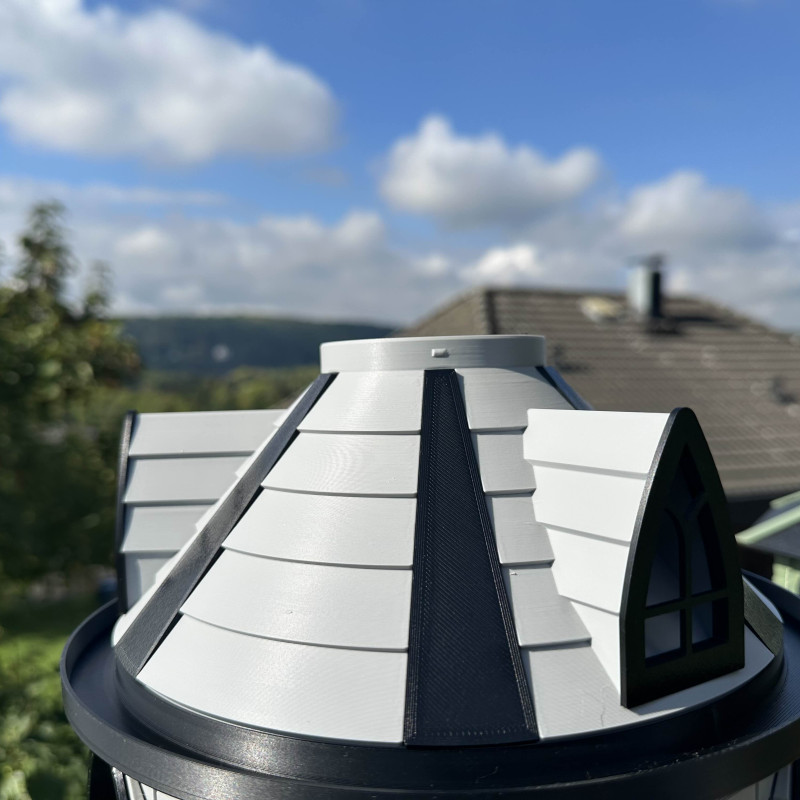 Katedral Kuş Yuvası - 3D Baskı Bahçe Kuş Besleyici