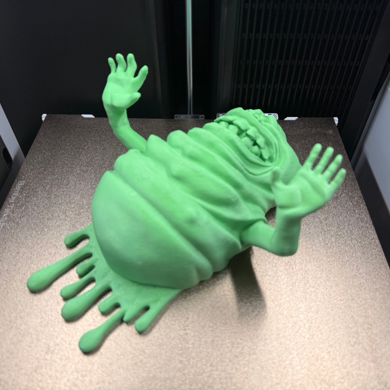 Ghostbusters Slimer Duvar Dekoru - 3D Baskılı Hayalet Figürü