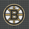 Boston Bruins Esnek Noel Süsü - 3D Baskılı Hokey Dekorasyonu