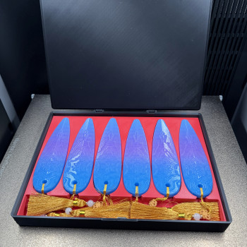 KPop Demon Hunters Zoey Shin-kal Kore Silahı - 3D Baskı Cosplay Aksesuarı