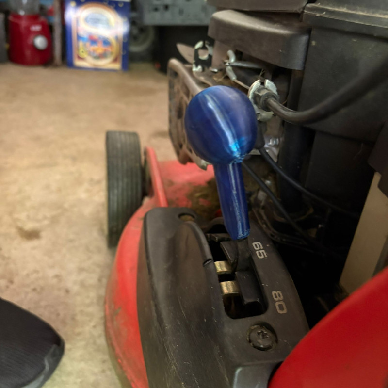 Çim Biçme Makinesi Kesim Yüksekliği Ayar Kolu - 3D Baskı Dayanıklı