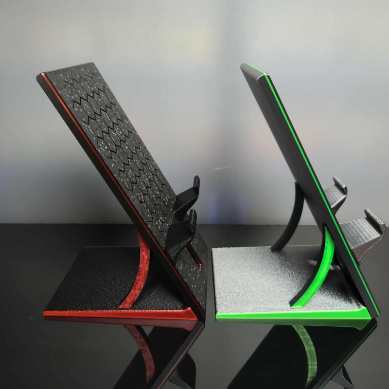 Bal Peteği Desenli Telefon Tutucu Stand - 3D Baskı