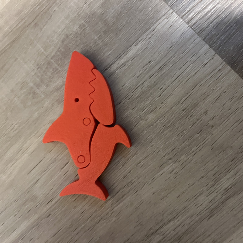 Kilitli Köpekbalığı Torba Klipsi - 3D Baskı Ev Aksesuarı