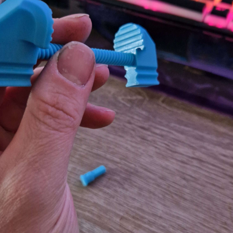 Yüksek Sıkıştırma Güçlü F Tipi Mengene - 3D Baskı