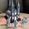 Diablo Katedral Lamba ve Karakter Dioraması - 3D Baskı