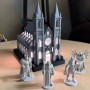 Diablo Katedral Lamba ve Karakter Dioraması - 3D Baskı