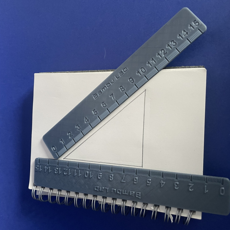 BambuLab 15 cm Hassas Cetvel - 3D Baskı Ölçüm Aracı BambuLab 15 cm Hassas Cetvel - 3D Baskı Ölçüm Aracı
