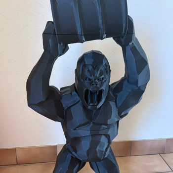 Dev King Kong Heykeli - 80 cm 3D Baskı Dekorasyon