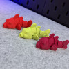 Hareketli Sevimli Balık 3D Baskı Modeli - Anahtarlık ve Dekor