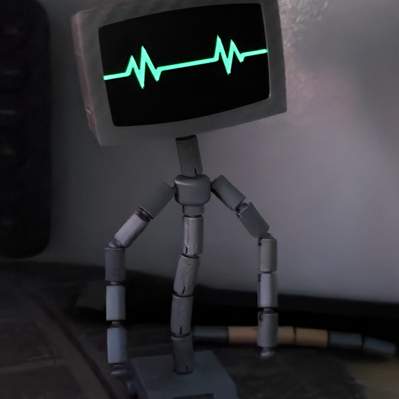 Karen Robot Figürü - 3D Baskılı Hareketli DIY Oyuncak