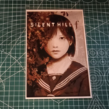 Silent Hill f Oyun Poster - 3D Baskı Hueforge Sanat Eseri