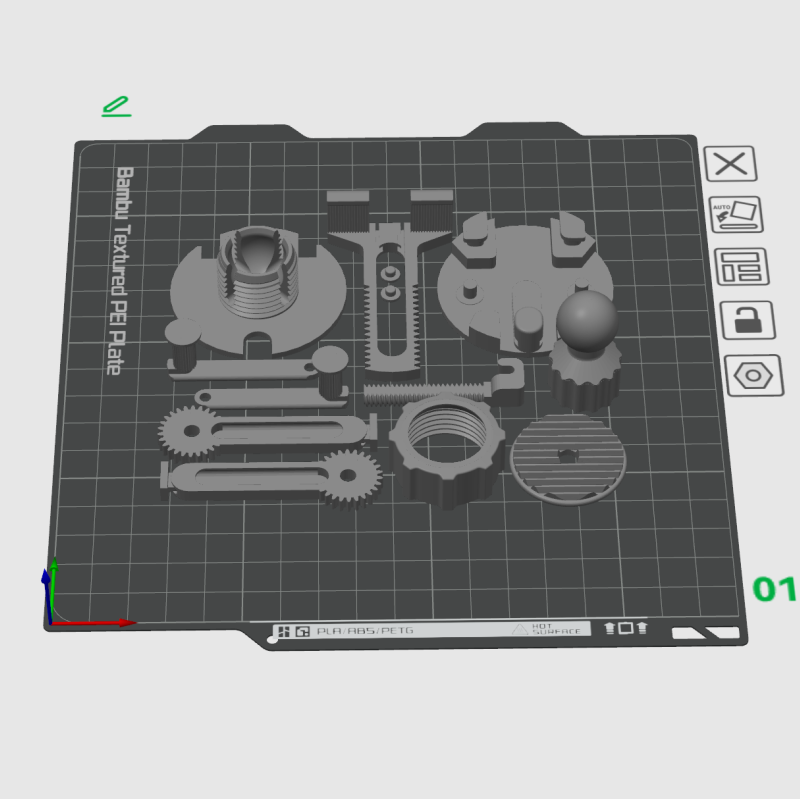 Otomatik Açılır Araç Telefon Tutucu - 3D Baskı Dayanıklı