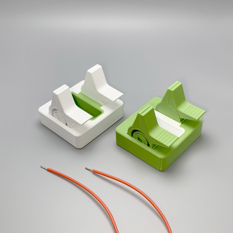 Tek Parmakla Açılan Push Tip Lehim Penseti - 3D Baskı DIY Aksesuar