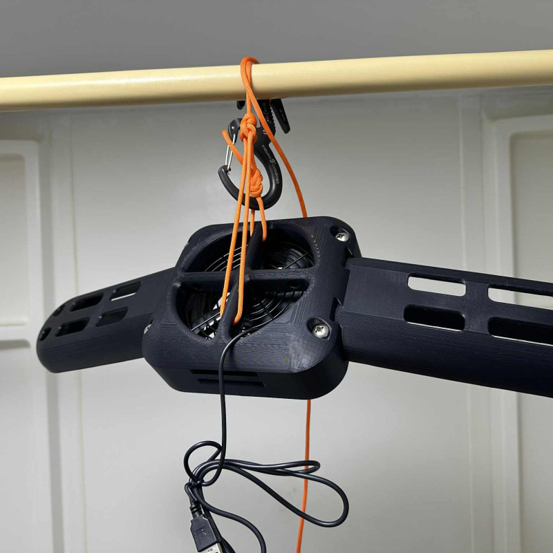 Islak Elbise Kurutma Askısı - USB Fanlı 3D Baskı Pratik Çözüm